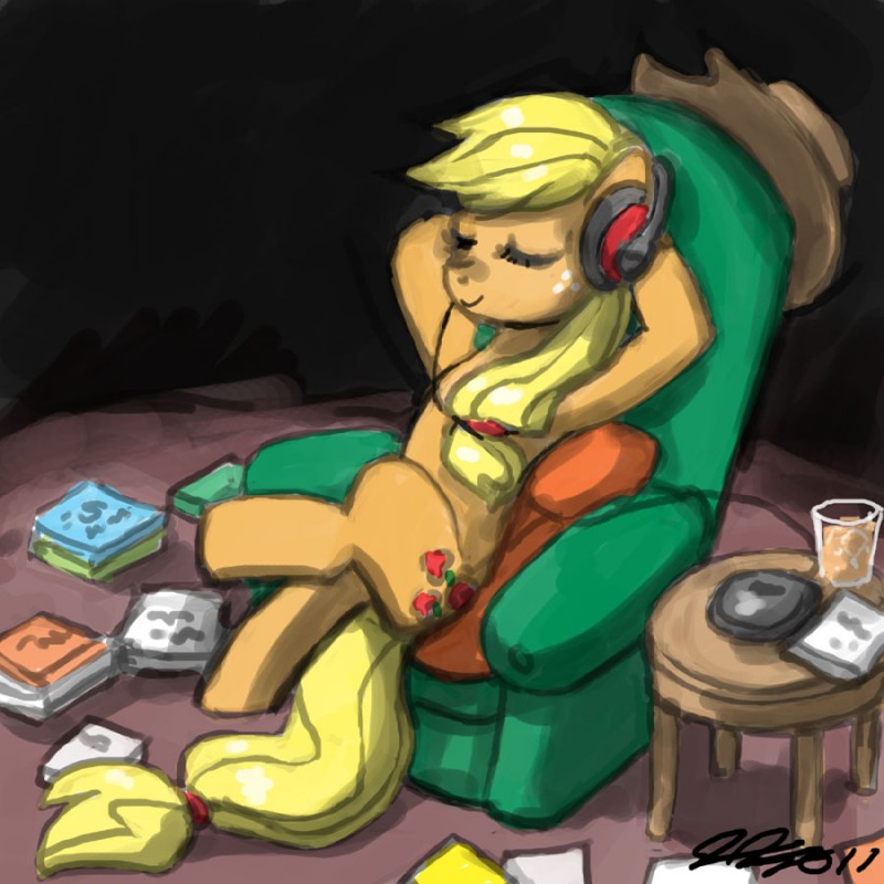 applejack (friendship is magic and etc) created by john joseco