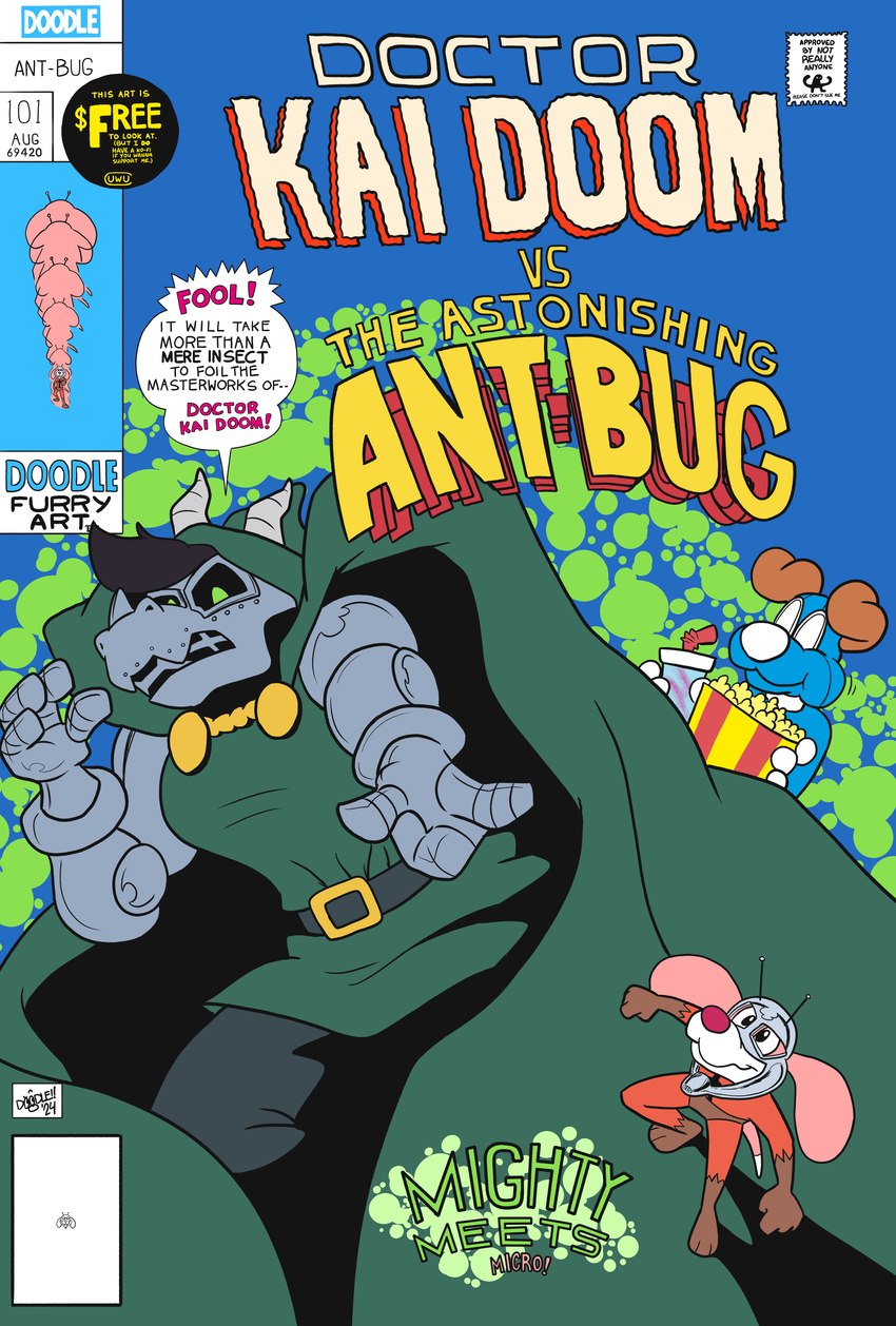 ant-man, doctor doom, dog-pool, and doodle (mythology and etc) created by doodledoggy