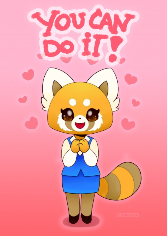 retsuko (aggretsuko and etc) created by flufflix