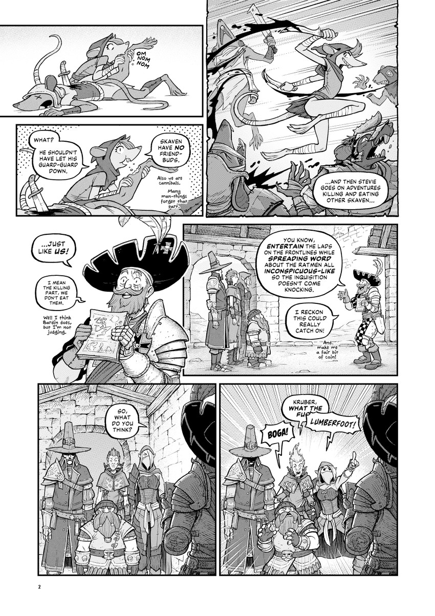 bardin gorreksson, kerillian, markus kruber, sienna fuegonasus, and victor saltzpyre (warhammer (franchise) and etc) created by mcnostril