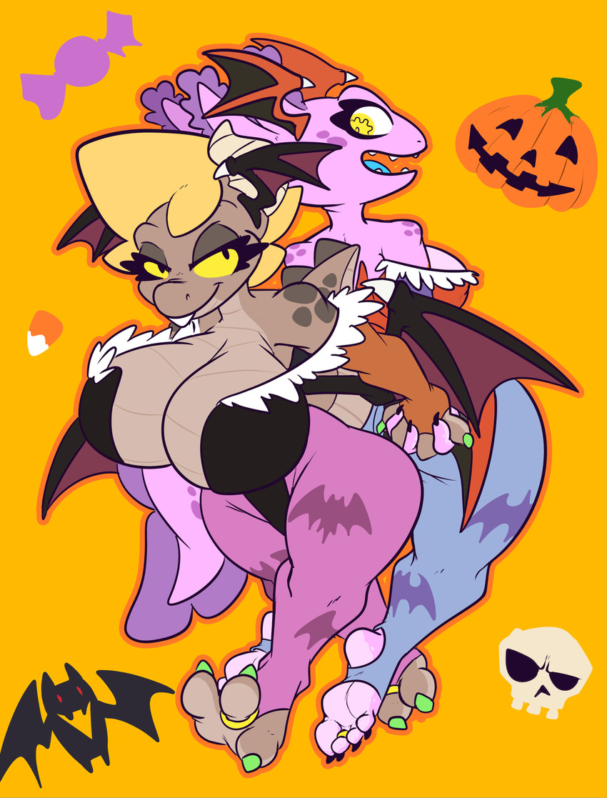 axyla kos centauri, dyaxia kos nu draconis, lilith aensland, and morrigan aensland (darkstalkers and etc) created by haiku oezu