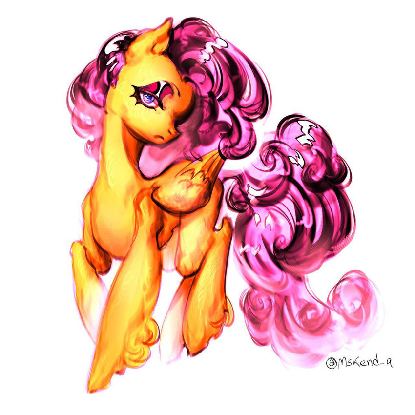 fluttershy (friendship is magic and etc) created by mskend a