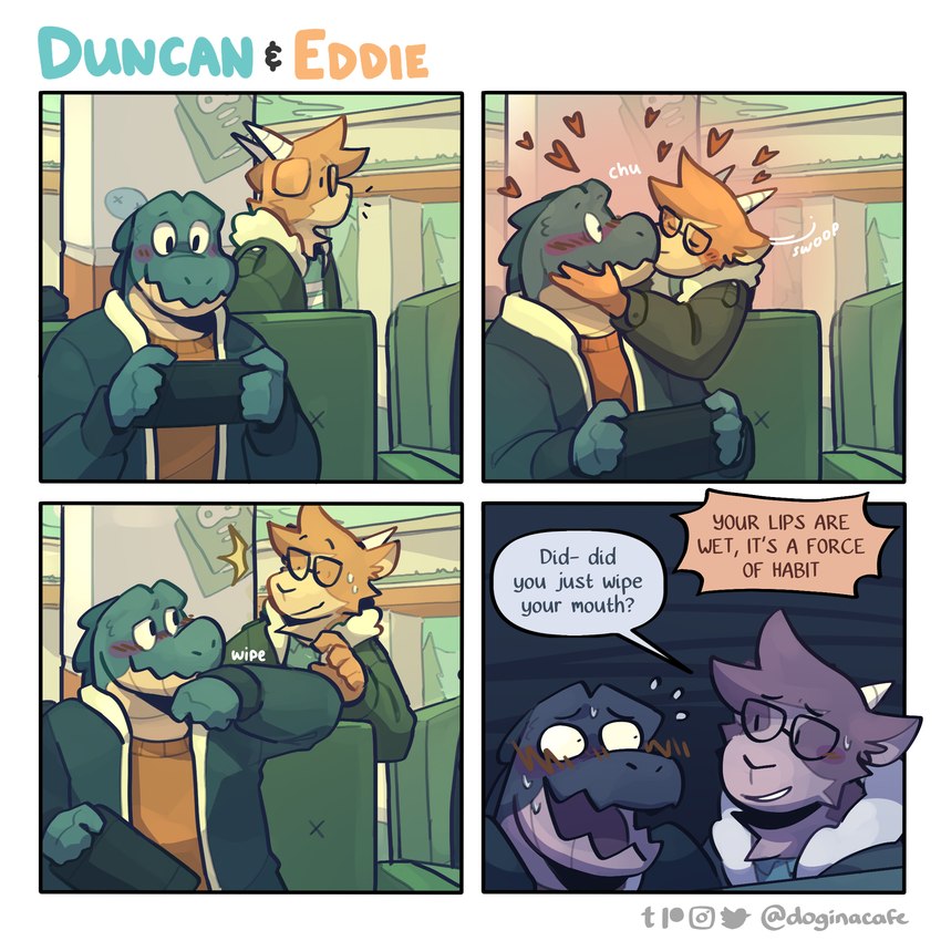 duncan and eddie created by doginacafe