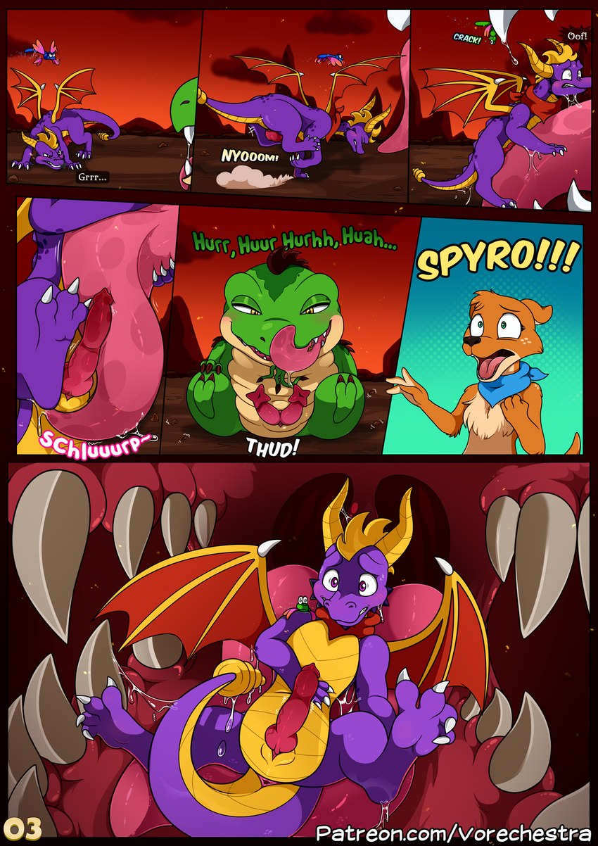 balloonist spyro, buzz, sheila, sparx, and spyro (spyro reignited trilogy and etc) created by vorechestra