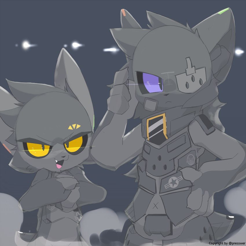 lancer and nighthawk (aerocats) created by presto (artist)