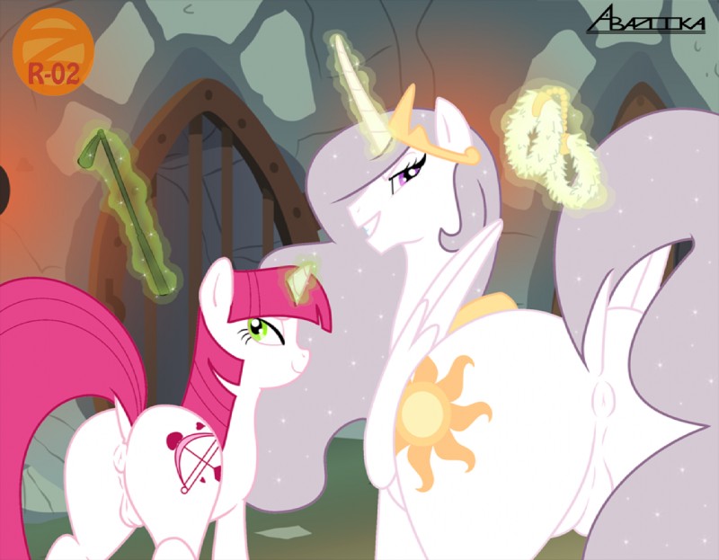 fan character, lovestruck, princess celestia, and princess molestia (friendship is magic and etc) created by zeta r-02