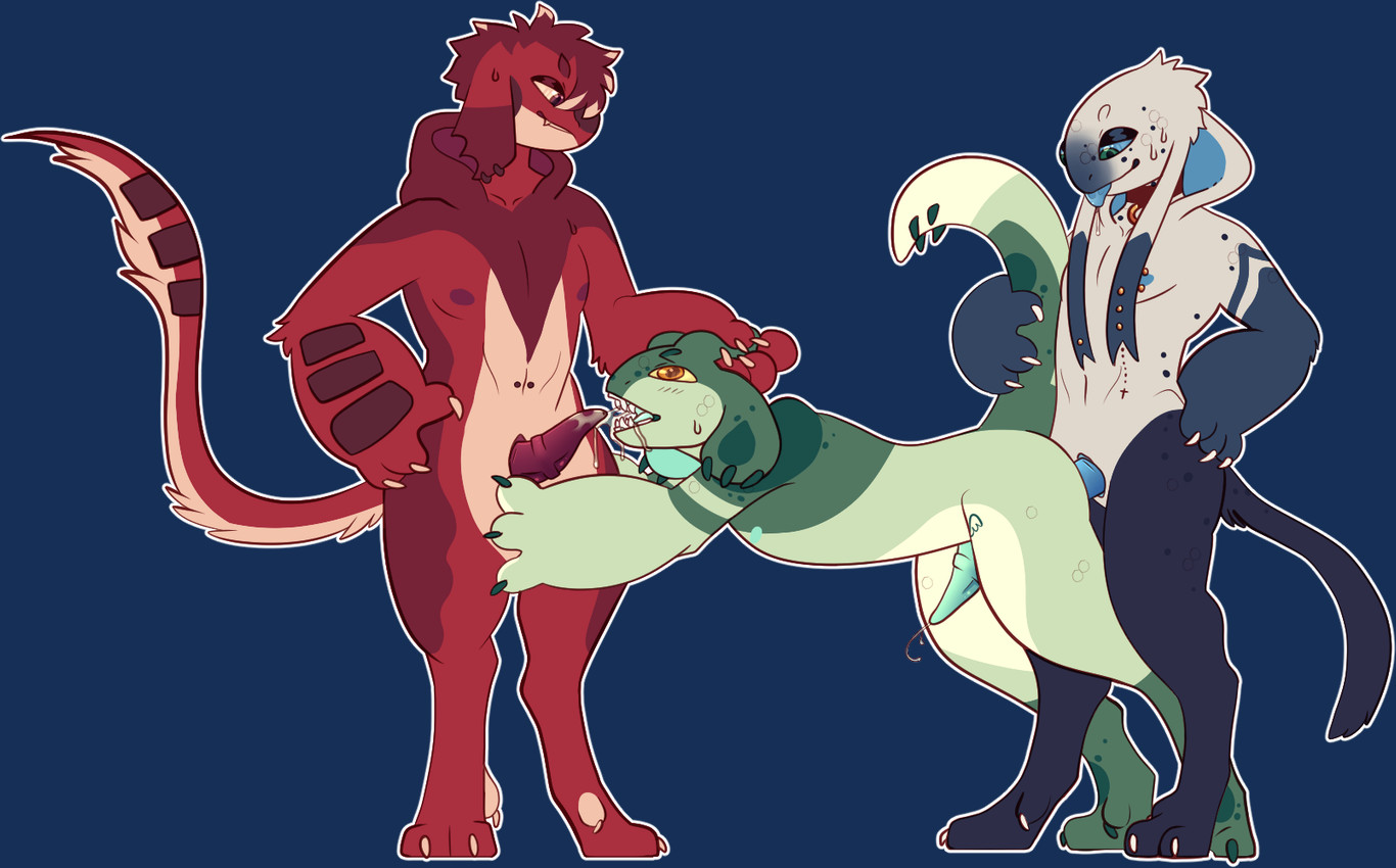 key, setrae, and yu created by alleyballey