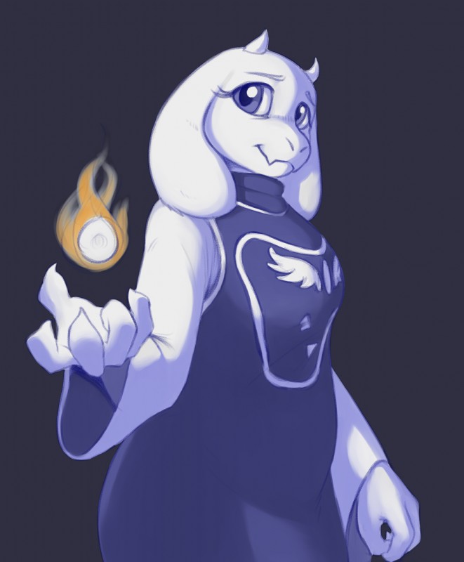 toriel (undertale (series) and etc) created by verulence