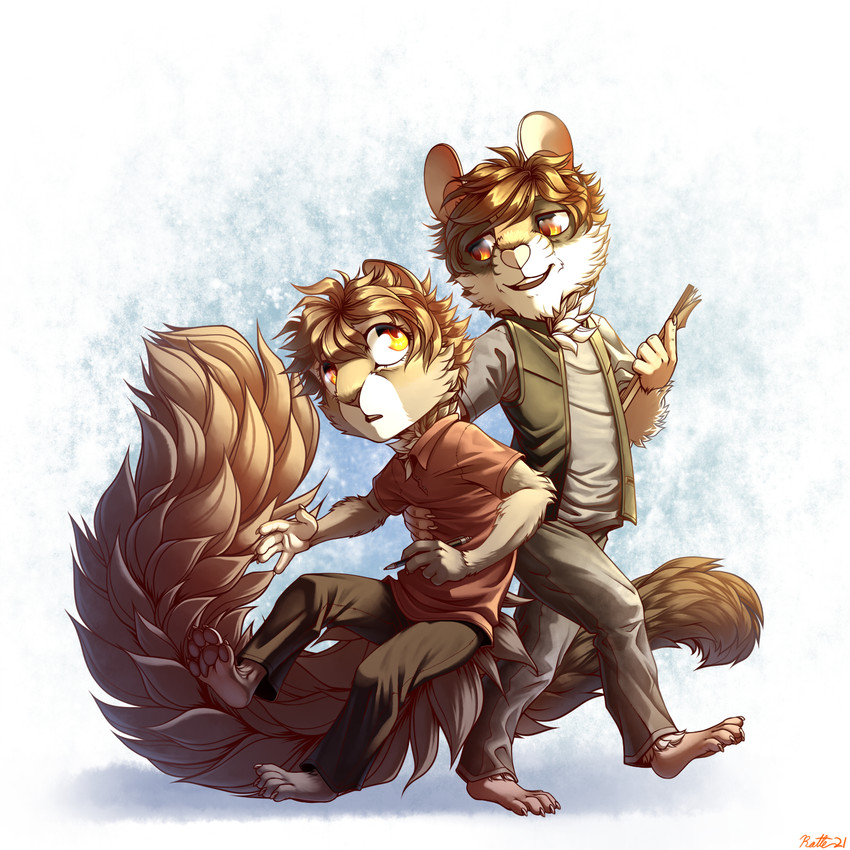 daniel and reverend (legacy (ratte)) created by ratte