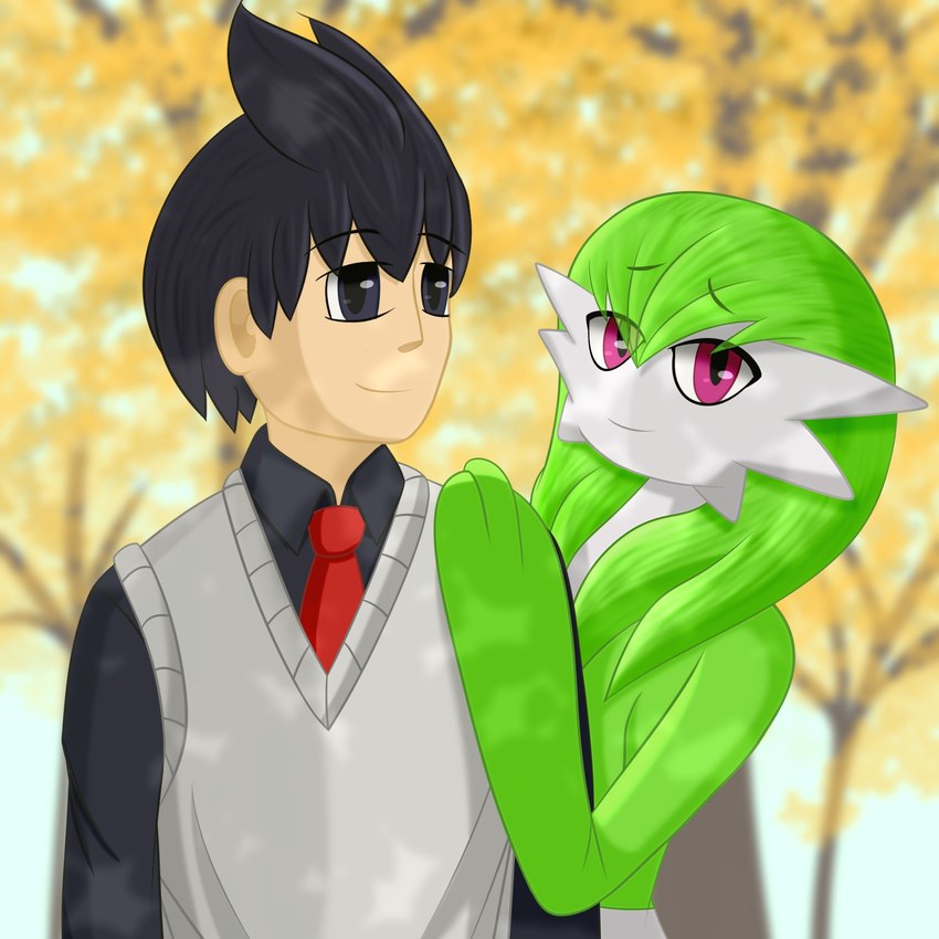 ailin gardevoir and enrique (nintendo and etc) created by cobra0281