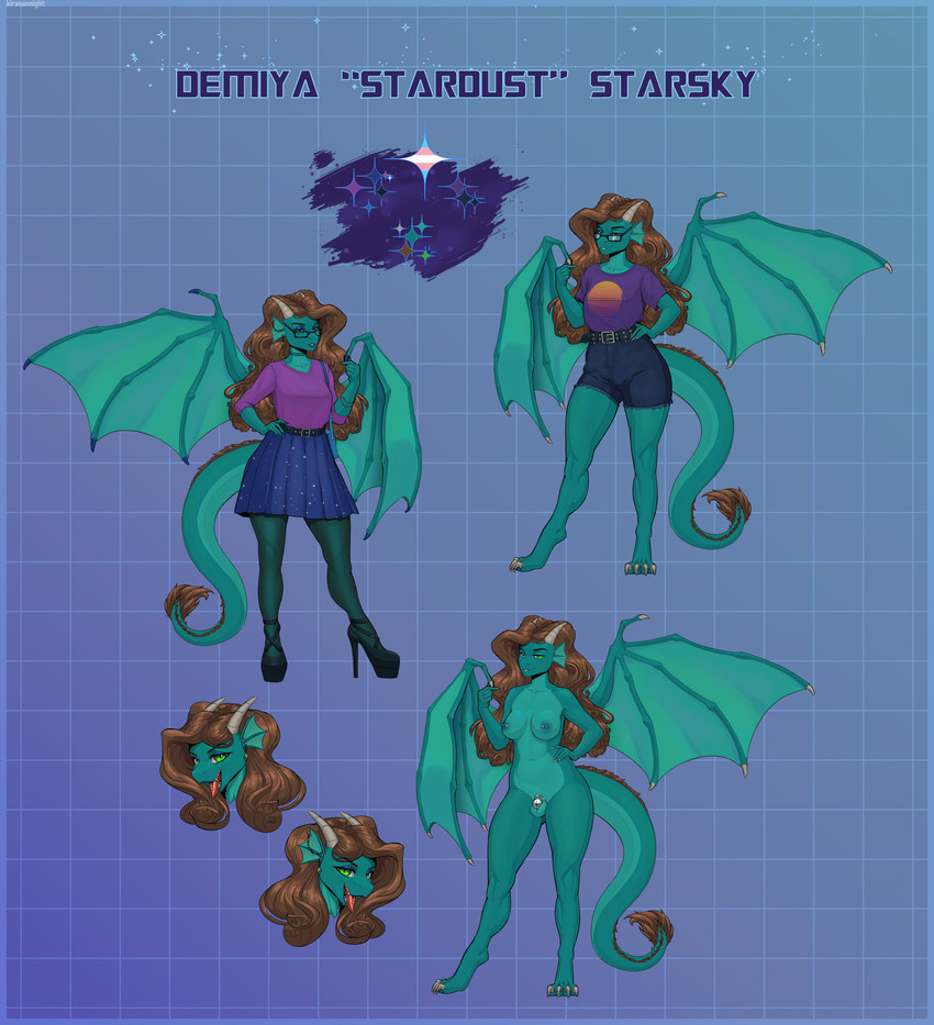 demiya "stardust" starsky (mythology) created by kirasunnight