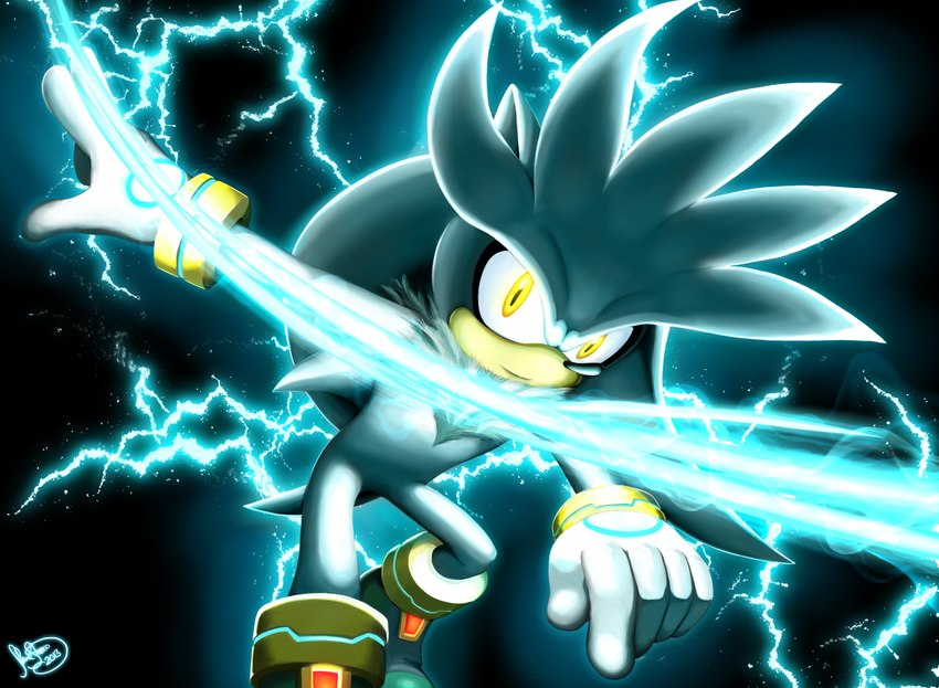 silver the hedgehog (sonic the hedgehog (series) and etc) created by sonicolas